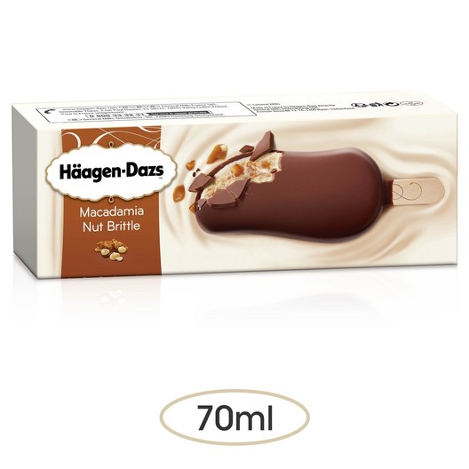 СЛАДОЛЕД "Haagen-Dazs" 80 мл /ядки и макадамия/