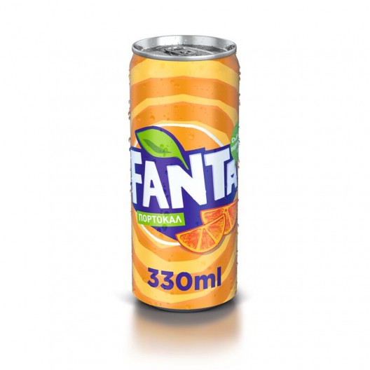 Fanta Портокал 330мл /кен/