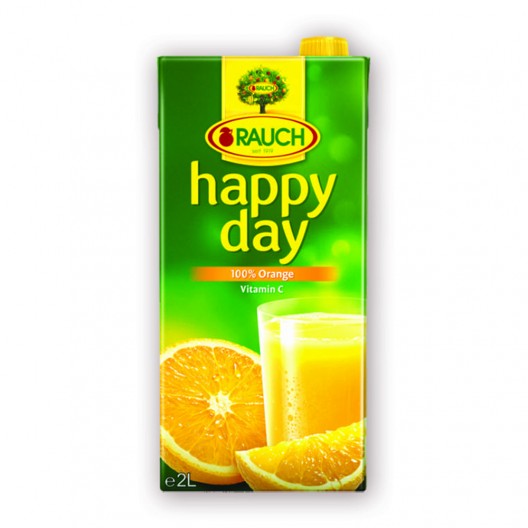 СОК "Rauch Happy Day" 2л /100% портокал/