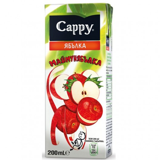 НЕКТАР "Cappy" 0.20л /ябълка/
