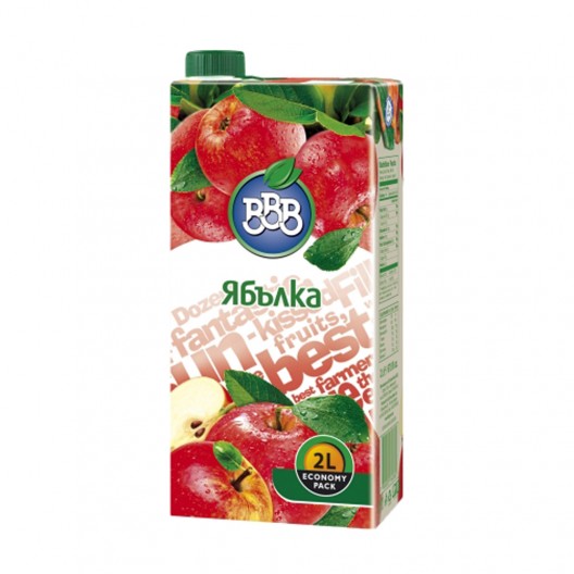 НАПИТКА Плодова "BBB" 2л /ябълка/