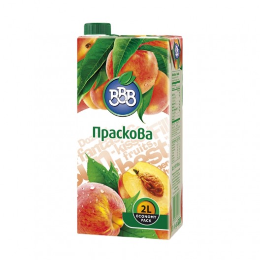 НАПИТКА Плодова "BBB" 2л /праскова/