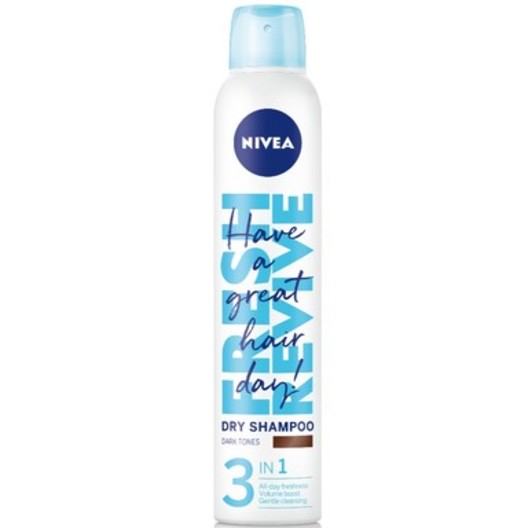 ШАМПОАН СУХ "Nivea" 200мл /3 in1 тъмна коса/