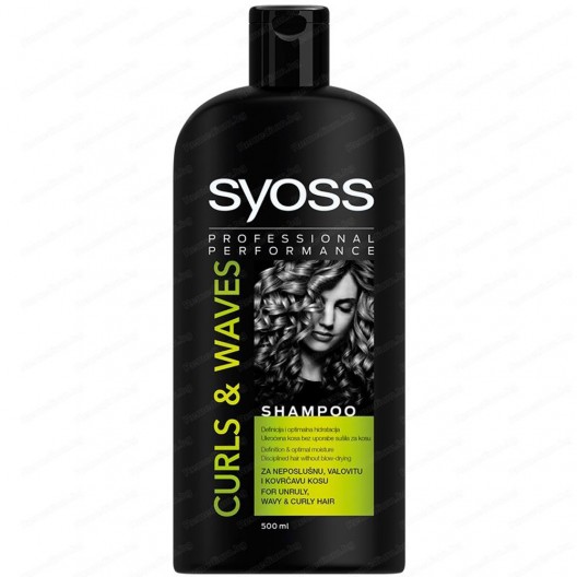 ШАМПОАН "Syoss" 500мл /curls & waves/