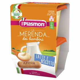 ДЕСЕРТ МЛЕЧЕН "Plasmon" 2 x 120 г/с бишкоти 3828/