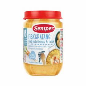 ПЮРЕ "Semper" 190г /треска на фурна/