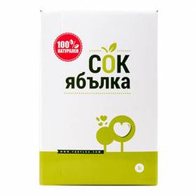 СОК ЯБЪЛКОВ "Земела" 100%  3л