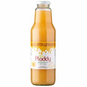 СОК "Ploddy" 750мл /ябълка, лимон и джинджифил/