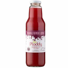 СОК "Ploddy" 750мл /ябълка с червено цвекло/