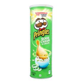 ЧИПС "Pringles" 165г /сметана и лук/